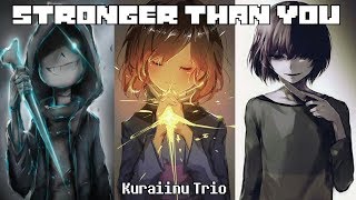 Undertale  Stronger Than You CharaFriskSans  Kuraiinu version [upl. by Icrad74]