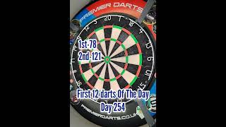 First 12 Darts Of The Day 254 darts pdc lukelittler dartsreviews 180 dartschallenge wdf bdo [upl. by Oinafipe38]