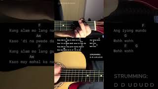 Kung Alam Mo lang  Bandang Lapis  Easy Guitar Chords Tutorial For Beginners guitarlessons [upl. by Vod]