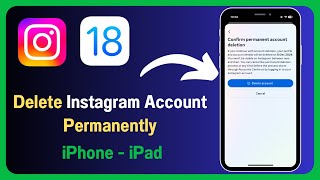 How to Delete Instagram Account Permanently on iPhone  New Update 2025 [upl. by Rachaba653]