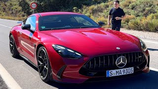 NEW 2024 AMG GT 63  BRUTAL Mercedes Drive Review Interior Exterior [upl. by Notyad6]