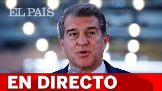 DIRECTO BARÇA  LAPORTA ofrece una rueda de prensa [upl. by Hteazile]