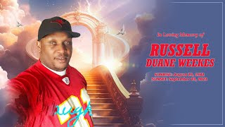 Celebrating The Life of Russell Duane Weekes [upl. by Tally]