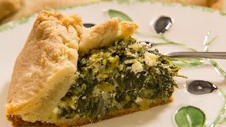 Hortopita Kale and Spinach Crostada [upl. by Ydnahs611]