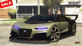 Nero Custom Amazing Customization Bennys amp Review  GTA V Online  SALE  Bugatti Chiron  Hypercar [upl. by Sik793]