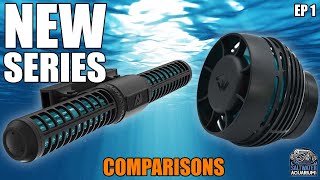 NEW SERIES AquaIllumination Nero 7 Wave Pump vs Orbit Gyre Pump  Comparing Two Aquarium Pumps [upl. by Luap57]