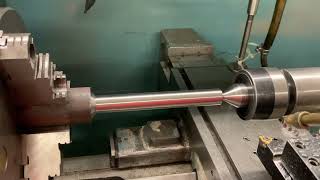 Single Point Threading 4140HT 3410 ACME THREAD on ProtoTrak CNC Lathe and COMPARATOR INSPECTION [upl. by Wallinga993]