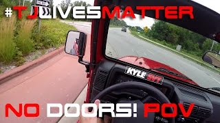 Jeep Wrangler TJ No Doors POV [upl. by Ainel]