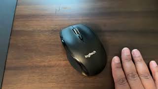 Logitech M705 Marathon Wireless Mouse 2 4 GHz USB Unifying Receiver Review [upl. by Peirsen]