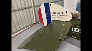 Airdrome Airplanes Sopwith Camel Bottom wing covering [upl. by Jairia]