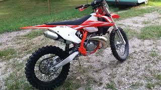 2018 KTM 250 XC Startup [upl. by Bivins714]