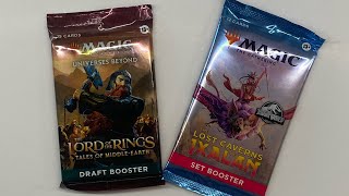 MTG  LOTR draft booster and Ixalan set booster opening [upl. by Feola]