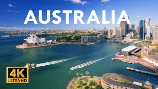 FLYING OVER AUSTRALIA 4K UHD  Music For Studying4K VideoRelax Music Soft Relaxing [upl. by Radack495]