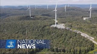 First Nation in Ontario celebrates after acquiring full ownership of wind farm  APTN News [upl. by Zahc]