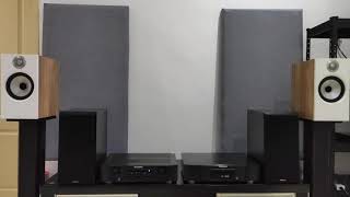 BampW 606 S2 Anniversary VS Klipsch RP600M sound demo [upl. by Bracci726]