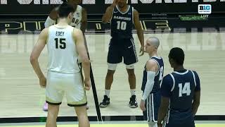 The Height Difference 😳 74 Zach Edey tips off against 58 Dallas Graziani  ESPN College Basketball [upl. by Teerpnam]