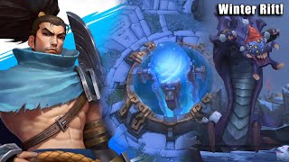 NOVIDADES DE WILD RIFT NATAL EM SUMMONERS RIFT Winter Rift [upl. by Norri]