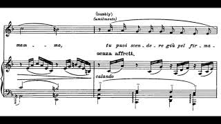 Senza mamma Suor Angelica  G Puccini Score Animation [upl. by Sherwood]