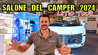 SALONE del CAMPER 2024 🔥 IMPIANTO al LITIO TOUR 😳 FIERA di PARMA [upl. by Halyahs720]