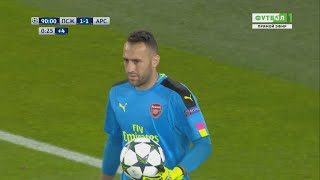 David Ospina Vs Paris Saint Germain Away UCL 201617 HD 720p [upl. by Netsrejk]