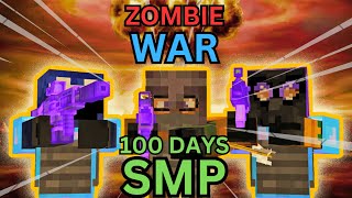 Minecraft WAR SMP 100 Days Zombie Apocalypse [upl. by Ttegirb]