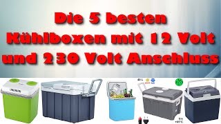 Die 5 besten elektrischen Kühlboxen mit 12 Volt und 230 Volt Anschluss Test [upl. by Ronn]