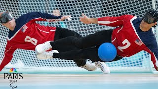 USA goalballs Paris run ends with quarterfinal defeat to Japan at Paralympics  NBC Sports [upl. by Leckie]