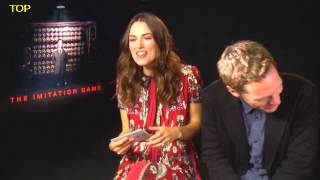 Benedict Cumberbatch and Keira Knightley FUNNY INTERVIEW HD [upl. by Suoicerpal]