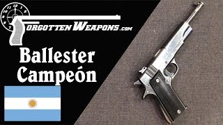 Hafdasas Ballester Campeon Competition 22LR Pistol [upl. by Eixid693]