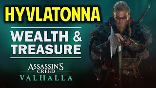 Hyvlatonna Wealth and Treasure Chest Location  Rygjafylke  Assassins Creed Valhalla [upl. by Pardoes948]