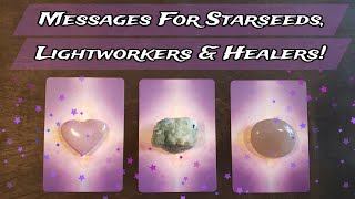 💜🌟 Messages For Starseeds Lightworkers amp Healers 💜☯️ Pick A Card Reading [upl. by Marie]