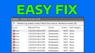 How To Fix DistributedCOM Error 10016 [upl. by Adlemi]