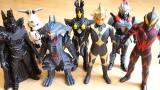 ウルトラ怪獣500 ７体の怪獣・星人を一気にレビュー amp ギンガスパーク音声確認 ウルトラマンギンガ ウルトライブ対応 ソフビ [upl. by Rosane]