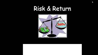 Concept of return and risk [upl. by Lassiter383]