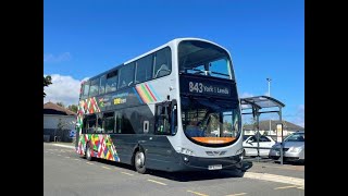 Transdev Yorkshire Coastliner 2429 BF62UYL on a service 843 to Scarborough [upl. by Navonod]