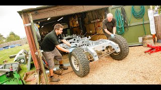 ROLLING CHASSIS BUILD – DAY 2 – LAND ROVER SERIES III GALVANISED CHASSIS SWAP AND UPGRADES – LRM [upl. by Panchito397]