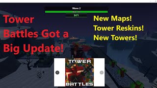 TOWER BATTLES GOT A NEW UPDATE THIS IS NOT A DRILL [upl. by Aihsas]