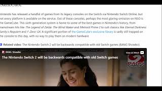 The Switch 2s Wii U Compatibility World’s First Stretchable Display Vast deposit of white gold [upl. by Bashuk]