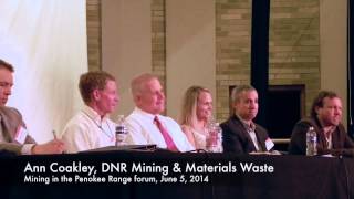 Mining In the Penokee Range Forum June 5 2014 Minoqua [upl. by Korff584]