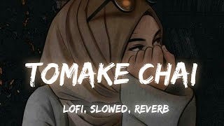 Tomake chai lofi remix  চলো বলে ফেলি SlowedReverb Arijit Singh  lyrical song  Dark Emotion [upl. by Nessi]