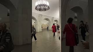 Inside pushkinskaya metro russiatoday moscowrussia moscowcity [upl. by Eleda819]