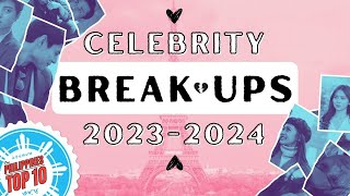 Top 10 Celebrity Break Ups 20232024 [upl. by Aivalf]