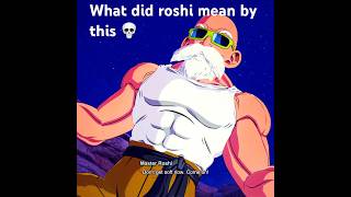 Nah Roshi Wilding on this one 😭😭 dbz kefla roshi [upl. by Loise]