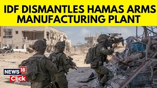 IDF Uncovers And Destroys Hamas Underground Arm Manufacturing Plant In Central Gaza  N18G [upl. by Nryhtak]