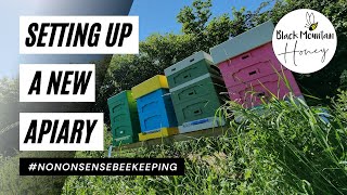 Set Up A New Apiary  Setting up an Apiary  How to Set up an Apiary  Moving Colonies of Bees [upl. by Edmee]