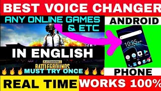 How To Change Voice In ANY Online Game Like BGMI Free Fire CODM On Mobile Phone  Voice Changer App [upl. by Laszlo]