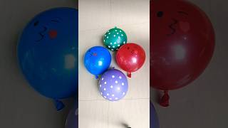 popping 2 emoji polka dot balloons reverse video [upl. by Lindo]