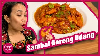 Fikk deilige reker fra naboen min og laget umiddelbart Sambal Goreng Udang av dem [upl. by Yarezed]