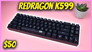 The CLEANEST BUDGET Keyboard EVER  Redragon Deimos K599 Review [upl. by Ahtibat]