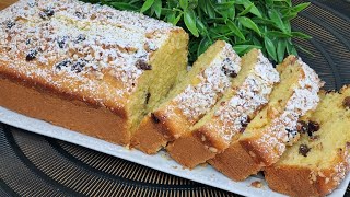 Il plumcake più soffice del mondo Si scioglie in bocca Incredibilmente delizioso [upl. by Inalel]